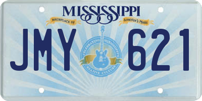 MS license plate JMY621