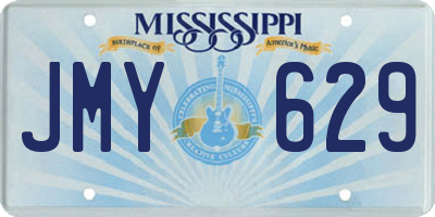 MS license plate JMY629
