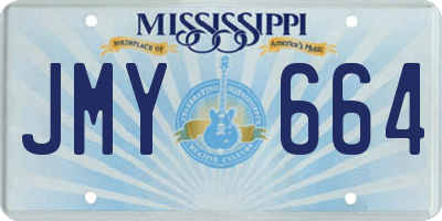 MS license plate JMY664