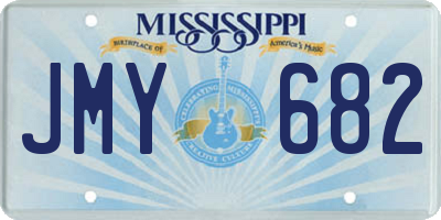 MS license plate JMY682