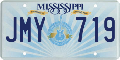 MS license plate JMY719