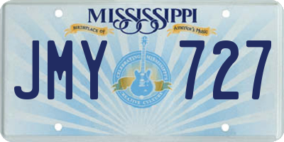 MS license plate JMY727
