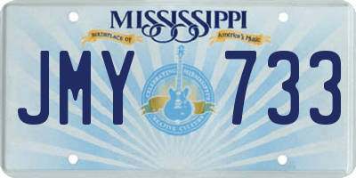 MS license plate JMY733