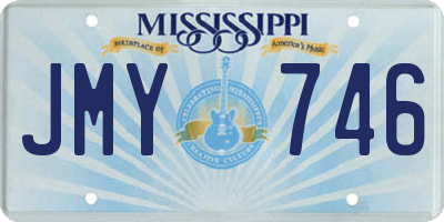MS license plate JMY746