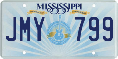 MS license plate JMY799