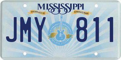 MS license plate JMY811