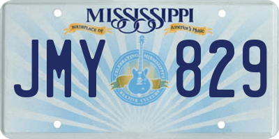 MS license plate JMY829