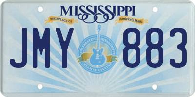 MS license plate JMY883