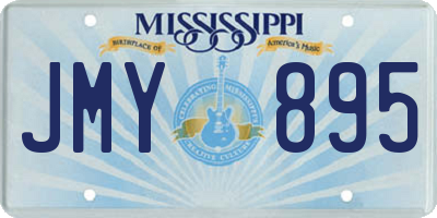 MS license plate JMY895