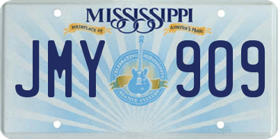 MS license plate JMY909