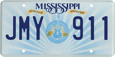 MS license plate JMY911