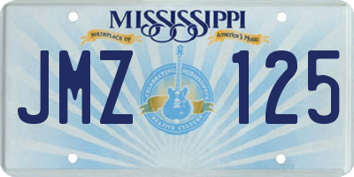 MS license plate JMZ125