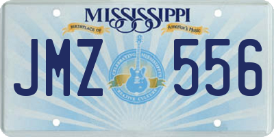 MS license plate JMZ556