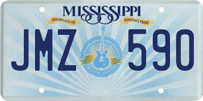 MS license plate JMZ590