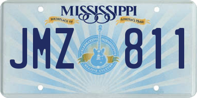 MS license plate JMZ811