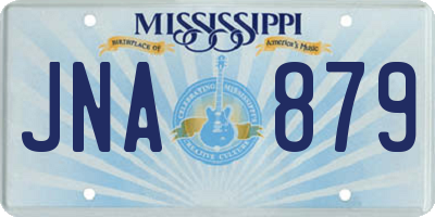 MS license plate JNA879