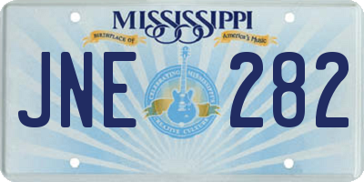 MS license plate JNE282