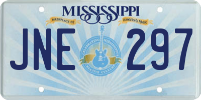 MS license plate JNE297
