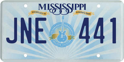 MS license plate JNE441