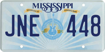 MS license plate JNE448