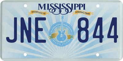 MS license plate JNE844