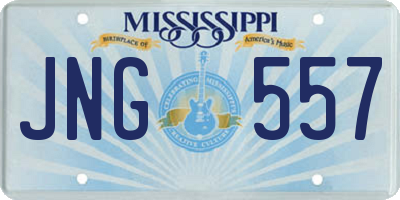 MS license plate JNG557