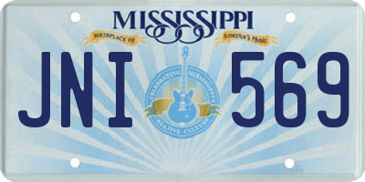 MS license plate JNI569