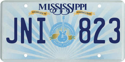 MS license plate JNI823