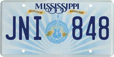 MS license plate JNI848