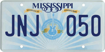 MS license plate JNJ050