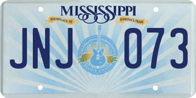 MS license plate JNJ073