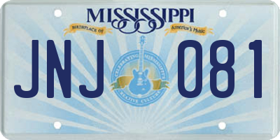 MS license plate JNJ081