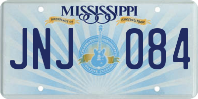 MS license plate JNJ084