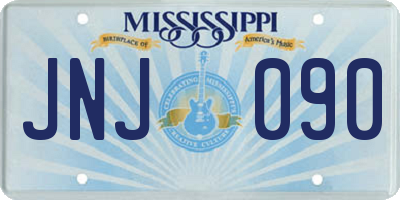MS license plate JNJ090