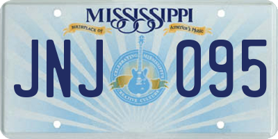 MS license plate JNJ095