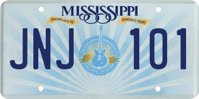 MS license plate JNJ101