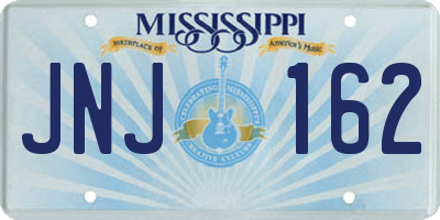 MS license plate JNJ162
