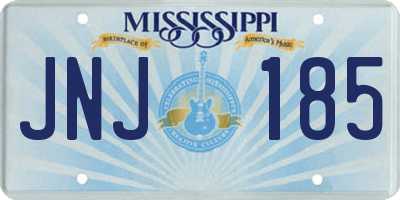 MS license plate JNJ185