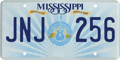 MS license plate JNJ256