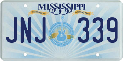MS license plate JNJ339