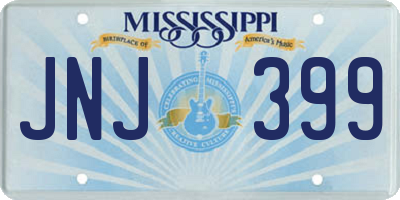 MS license plate JNJ399