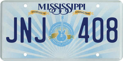 MS license plate JNJ408