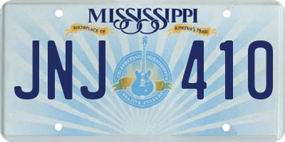 MS license plate JNJ410