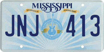 MS license plate JNJ413