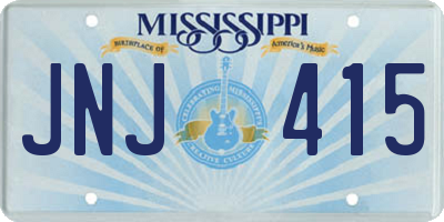 MS license plate JNJ415