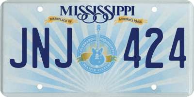 MS license plate JNJ424