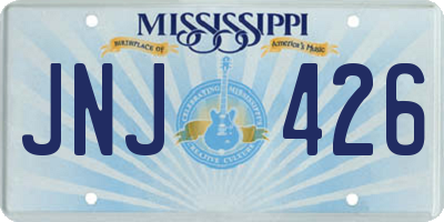 MS license plate JNJ426