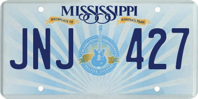 MS license plate JNJ427