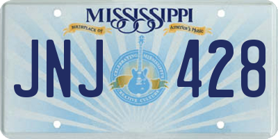 MS license plate JNJ428
