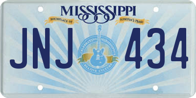 MS license plate JNJ434